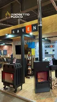 SAVEN - Каміни Печі Електрокаміни Димоходи — фото