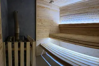Фінська сауна, баня, лазня, чан (на дровах) — фото 3