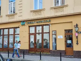 Банкомат Credit Agricole Bank з можливістю прийома готівки (CASH-IN) — фото