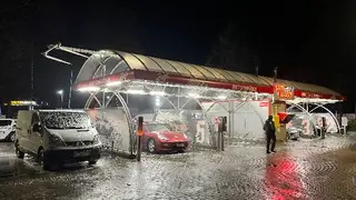 Мийка самообслуговування СамВаш / Мойка самообслуживания Самвош / Self car wash SAMWASH. Мийка Львів, Левандівка — фото