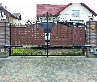 Гаражні ворота Техно Дім. Відсувні та розпашні ворота, захисні ролети — фото 4