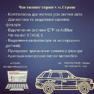 CHIP AUTO (Видалення сажевого фільтра, ЕГР,AdBlue, Виготовлення файлів прошивок)) — фото 3
