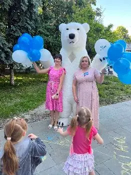Білий ведмедик Тернопіль. Привітання з днем народження. — фото 2