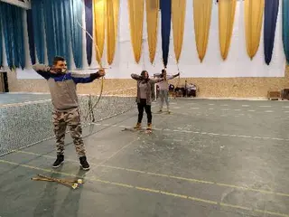 Лучний тир «Green arrow»навчає стрільби з лука — фото