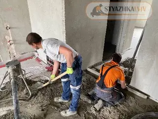 Стяжка Львів | Styazhkalviv | Цементно-піщана стяжка підлоги ціни — фото