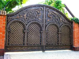 Ковані ворота та ковані вироби у Львові — фото